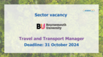 Bournemouth University is recruiting for a Travel and Transport Manager image #1